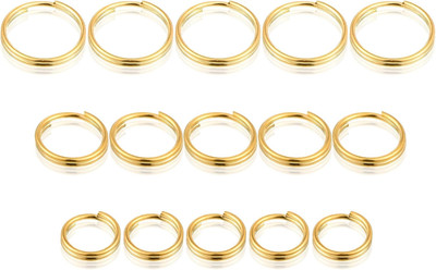 Titanium Key Ring 10/12/14Mm Small Keychain Rings Jump Rings for Necklaces, Keys