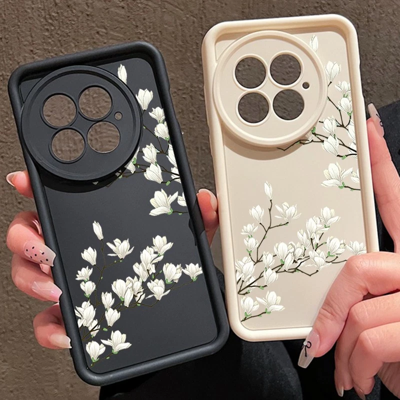 Phone Case For OnePlus 13 13T 13R 12 12R 11R 5G ShockProof Silicone Flower Cover - Image 2 of 4