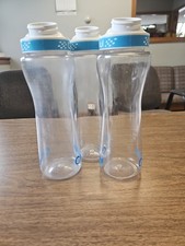 Cirkul Water Bottle Blue Cap. Clear Lot Of 3 Free Shipping
