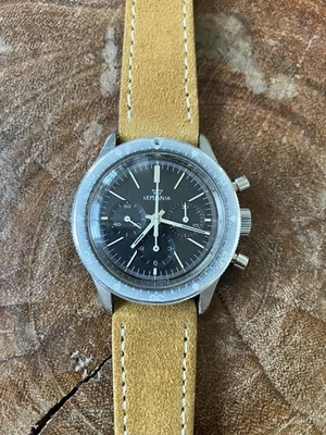 LEMANIA Rare Chronograph Ref. 816 A Cal. 1873 Certified COSC