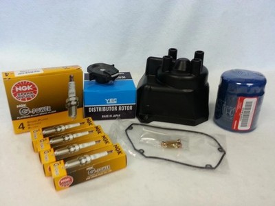 98-02 Honda Accord 2.3L 4 cyl Tune Up Kit (NGK Platinum 1 Step Colder Plugs) #1