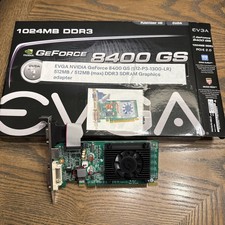 EVGA NVIDIA GeForce 8400 GS 512-P3-1300-LR 512MB / 512MB max DDR3 SDRAM...