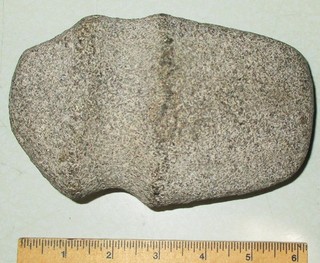 Very Nice Fluted 3/4 Grooved Axe Authentic Indian Artifact