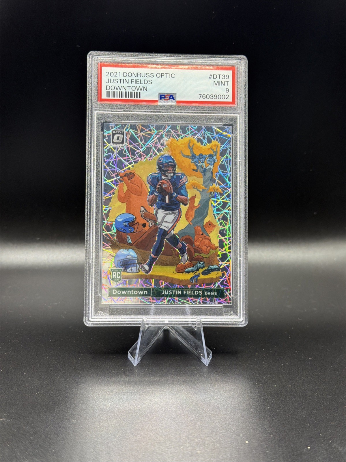 2021 Panini Donruss Optic - Downtown Justin Fields #DT-39 (RC)