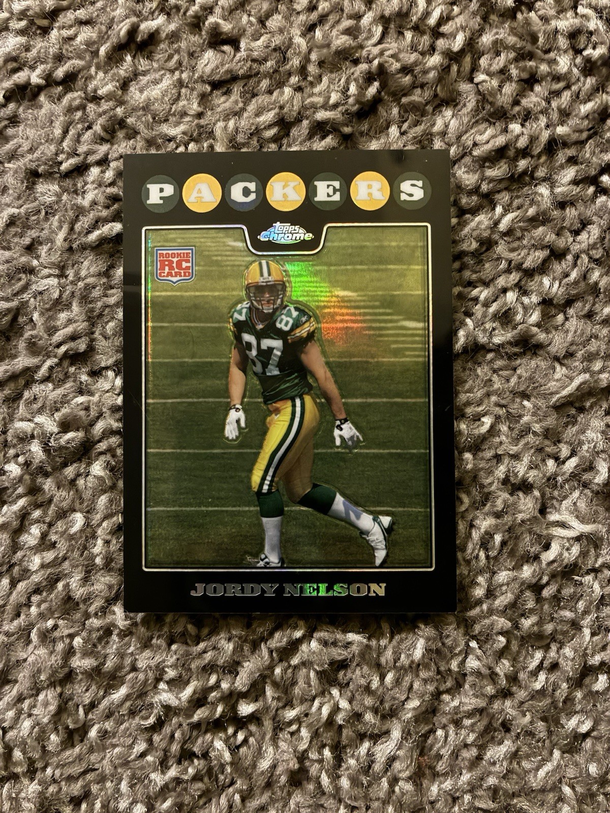 2008 Topps Chrome Jordy Nelson Rookie Refractor