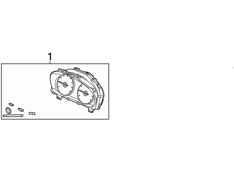 Cuadro de instrumentos velocímetro Acura Ilx 2013-2015 medidores M8XI9 Foto 4 de 4