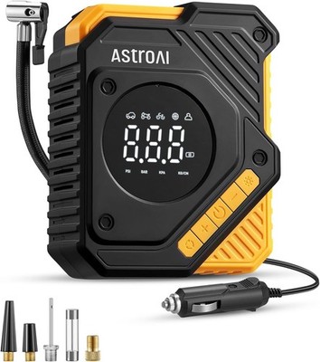Auto Reifenfüller Luftkompressor 12V DC, 150 PSI Digitale Reifenpumpe mit Druck