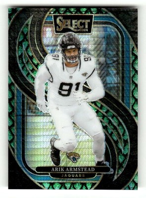 2024 Panini Select Dragon Scale Prizm #107 Arik Armstead /81 Jaguars Premier 
