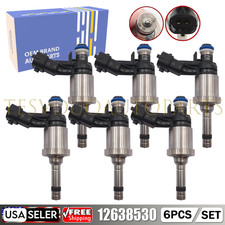 Set6 Fuel Injector 12638530 For Chevrolet Camaro Traverse Gmc Acadia 3.6l V6