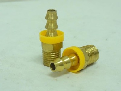 202743 New-No Box; Industry-Std 5A252B Lot-2; Brass Hose Barb; Size: 3/8''