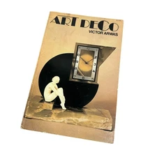 Art Deco Victor Arwas 1976 Pictorial Softcover Book Illustrated Art History