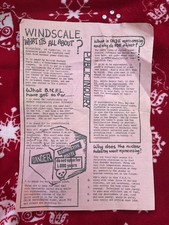 RARE , Interesting,Peace Antiwar Pacifism Pacifist , Windscale Item , CND