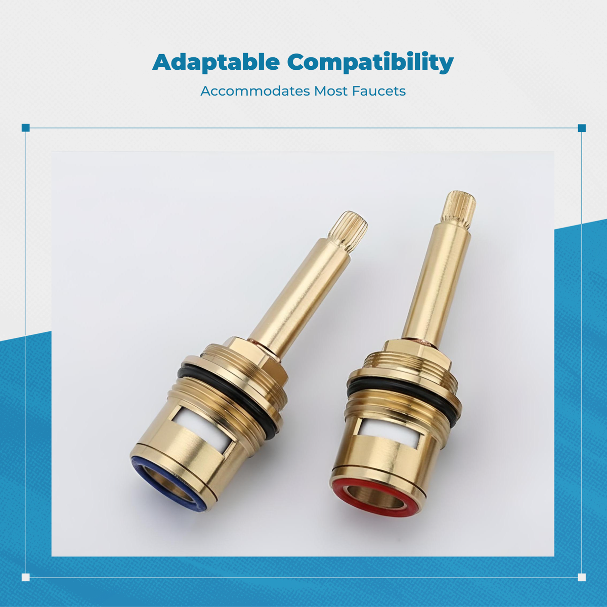 kncard84-0012Masquerade オブリビオニス　SSR Red Clockwise Water Cartridge M4 Screw Connection Faucet Valve