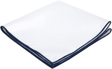 Gentleman'S Essentials Weekend Casual White Pocket Square