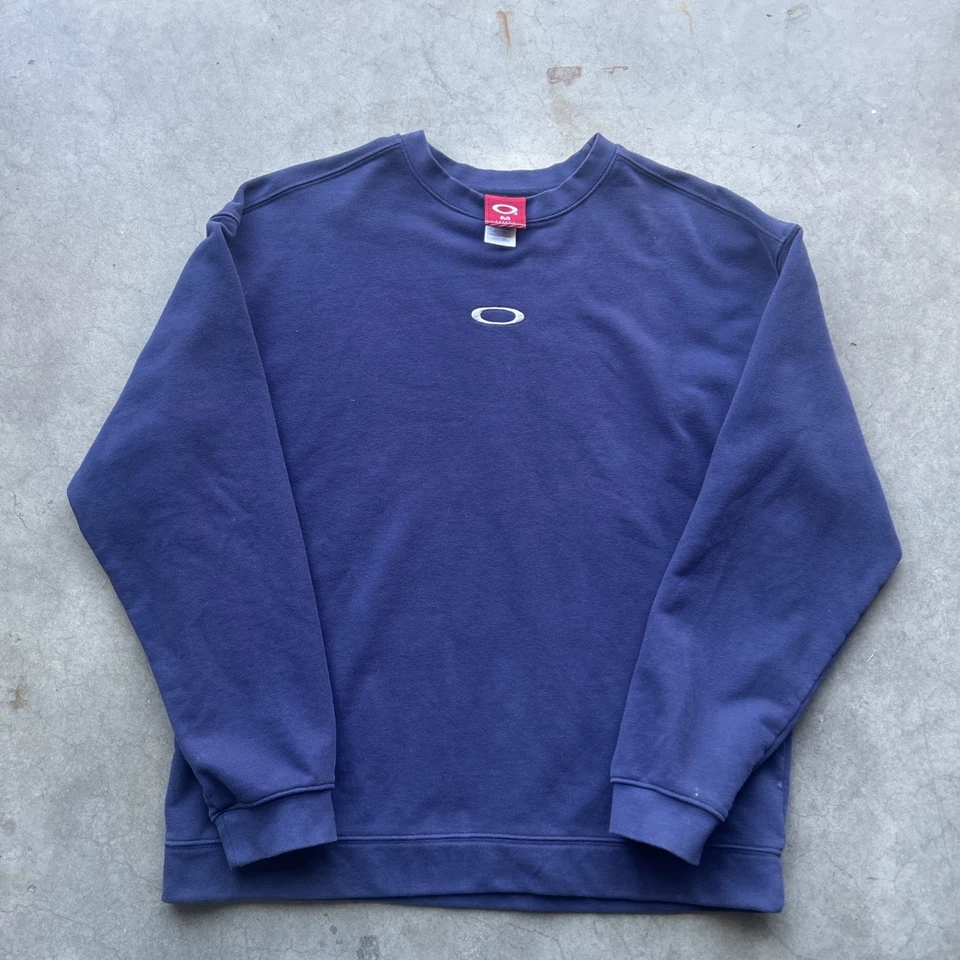 Sudadera Oakley Software Vintage Años 90 Logo Central MEDIANA Bordada ULTRA RARA Foto 3 de 4