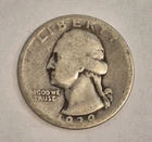 1939 D Washington Quarter - Circulated- Good Condition