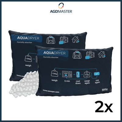 Entfeuchter Auto 2 Feuchtigkeitsabsorber 300g wiederverwendbar Wessper AquaDryer