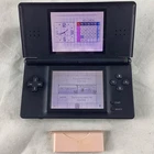 Nintendo DS Lite Black Handheld System Console With USB Charger Mario Case