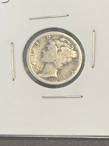 VG+ 1924-S Mercury 90% Silver Dime X2517