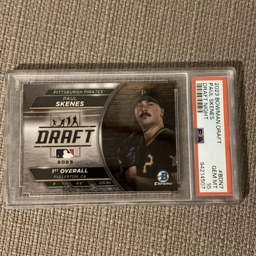 Paul Skenes Rookie Card 2023 Bowman Chrome  Draft Night PSA 10 #BDN7