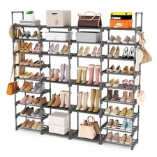 Large Shoe Rack Organizer for Entryway Closet 64-68 Pairs 9-Tier Heavy Duty T...