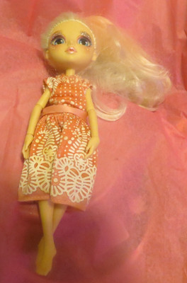 MOOSE DOLL FULLY ARTICULATED 9 INCHES TALL BLONDE HAIR No Shoes