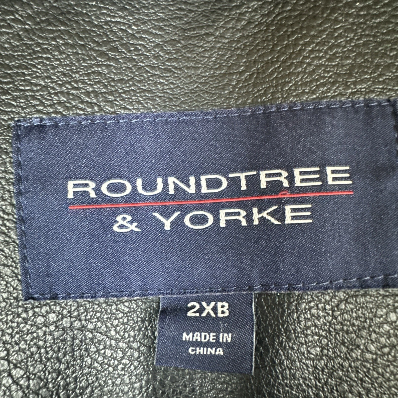 Roundtree & Yorke Big Man Faux Fur Jacket Fleece Lined Heavy Weight Black 2XB - product detail image 15