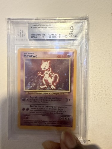 Mewtwo graded BGS 9 for sale on eBay