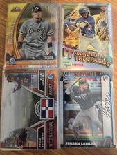 2024 Bowman Chrome Prospects, Base Rookies & Stars and Inserts AFL, II, It Came