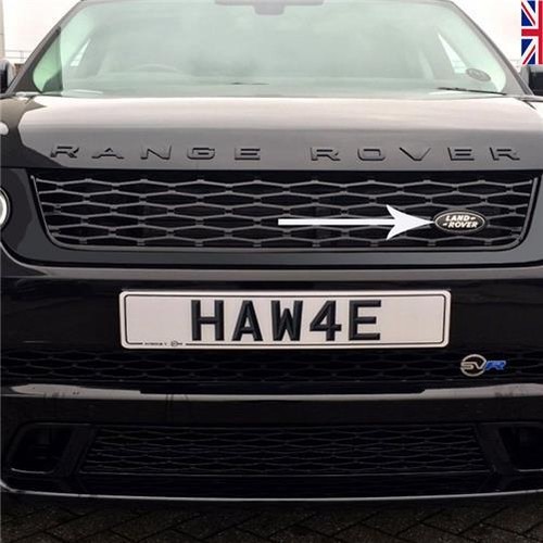 RANGE ROVER L494 ORIGINAL LAND ROVER GRILL BADGE SCHWARZ SILBER DAG500160 - Bild 5 von 5