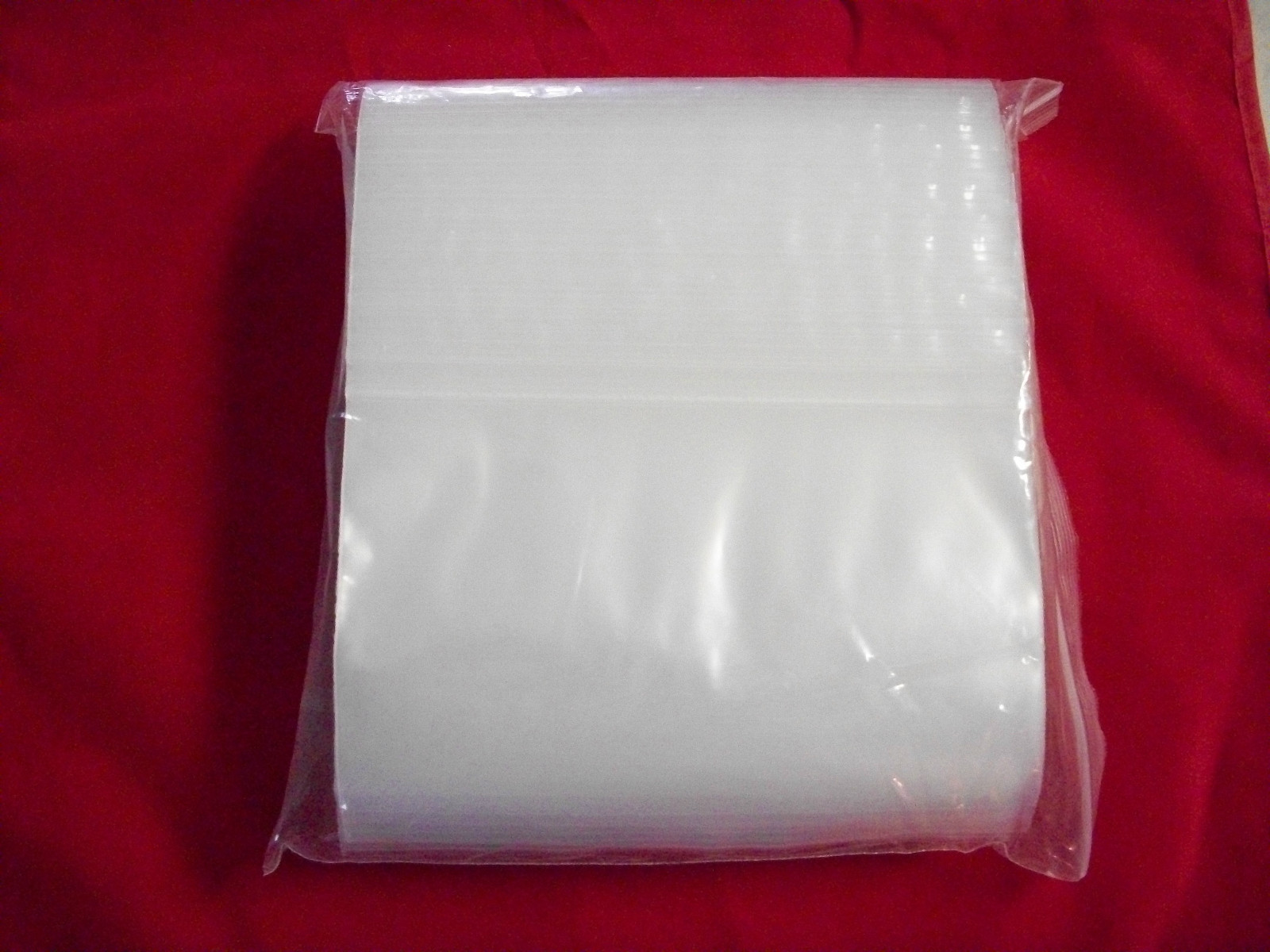 100 new zip lock worm bags REGULAR POLY for soft plastic baits  6" x 4"  4 MIL