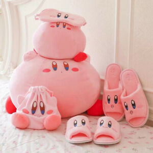 Kirby-Adventure-Plush-Toy-Patch-Plush-Slipper-Doll-Staffed-Cushion-Pillow-Gift