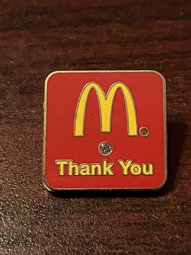 McDonald’s Golden Arches Bedazzled Strass Mitarbeiter Anstecknadel Hutnadel