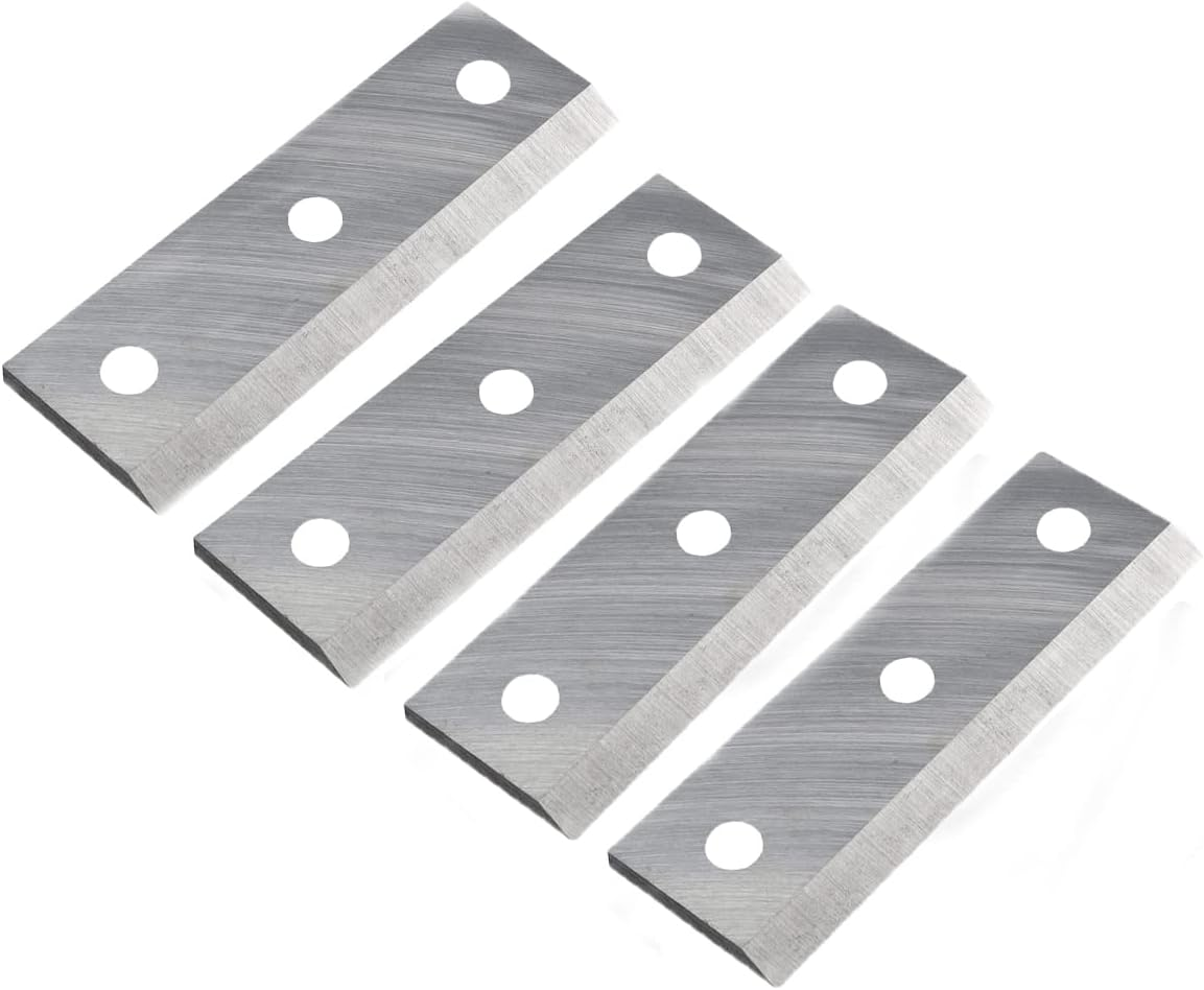 2-Pack Wood Chipper Shredder Mulcher Replacement Blades (4 Blades Total)
