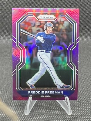 2021 Panini Prizm Freddie Freeman Pink #112 Braves