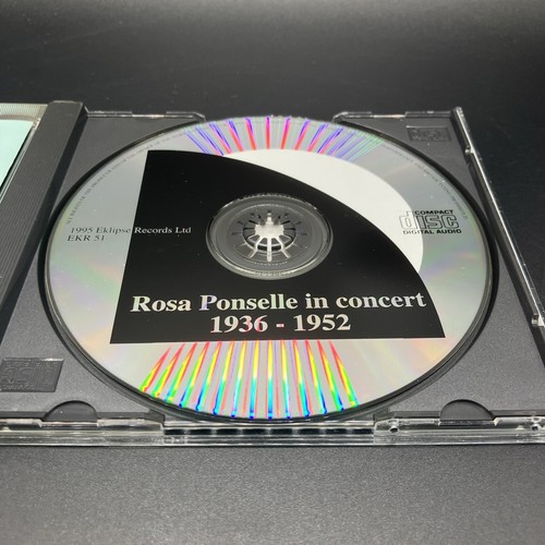 Rosa Ponselle in Concert by Rosa Ponselle (CD, Aug-1995, Eklipse) - Bild 3 von 4