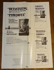 1980 Gone Graphics ROBERT REDFORD "BRUBAKER" Pressbook-Ad Sheets Type Thing