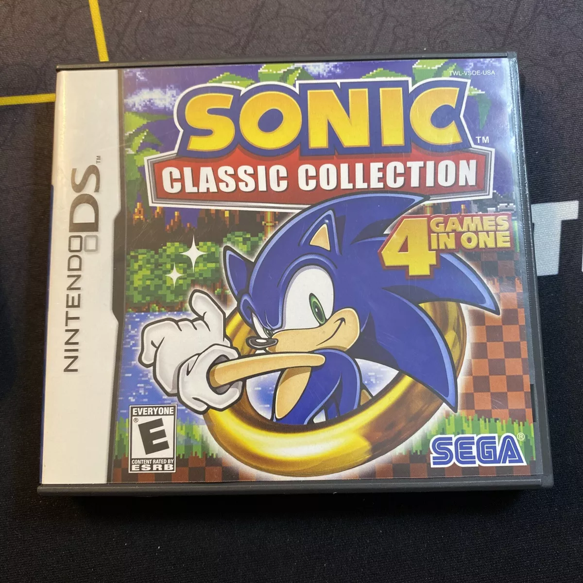 Sonic Classic Collection (Nintendo DS) Original Case & Manual