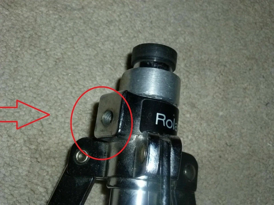  Trono de tambor profesional Roland - Falta cojín y perno "TAL CUAL"  Foto 4 de 4