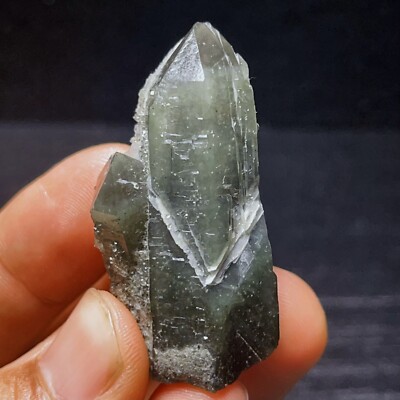 Extremely Top Phantom Cubic Crystal  quartz symbiotic crystals Specimen 3411