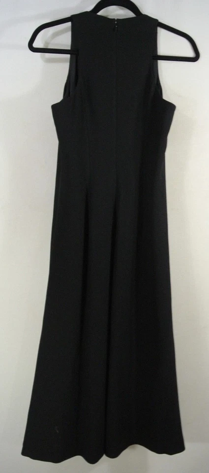 NUEVO Vestido Alexander Wang Punto Escalera Línea A Midi en Negro - Talla 8 #D5432 Foto 4 de 4