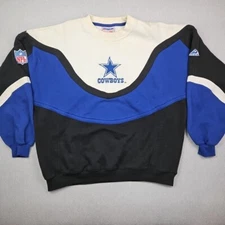 Vtg Dallas Cowboys Apex One Pro Line Wave Sweatshirt 90's Rare HTF Super Bowl XL