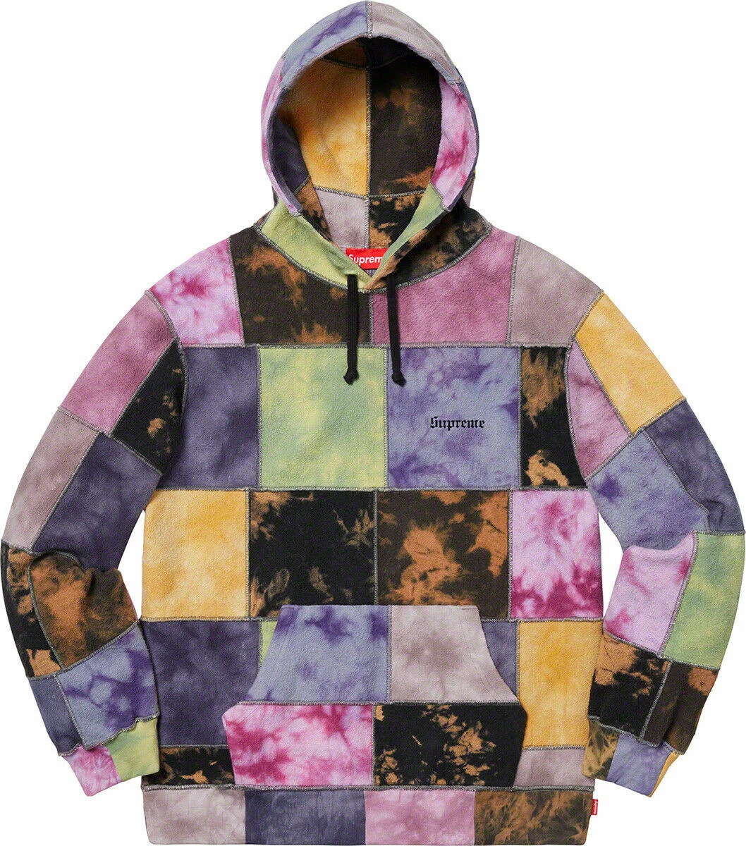 Patchwork hoodie hotsell supreme