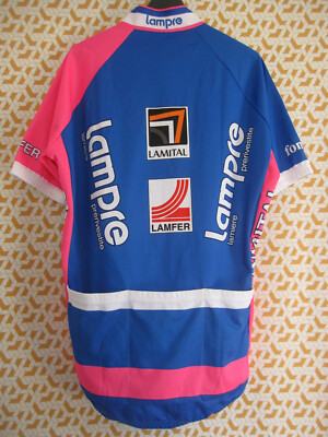 Maillot Cycliste Lampre Fondital 2007 – Santini – Vintage – XXL