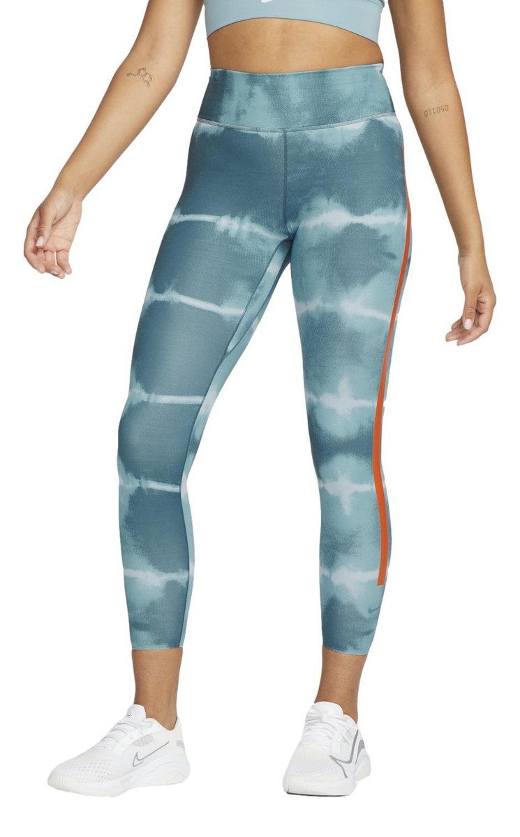 Nike Women's Dri-Fit One Luxe Mid Rise Printed Training