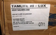 Tamlite Lighting HORT5654MVL850 HOR Series T5, 6 Lamps, 120/277VAC High Bay