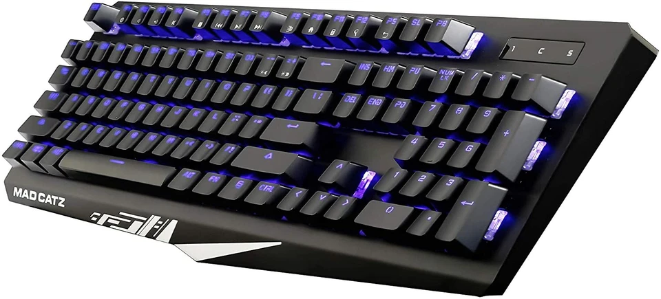 Mad Catz S.T.R.I.K.E 4 Cherry MX Red RGB Fully Mechanical Gaming QWERTY Keyboard - Image 4 of 4