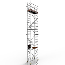 ALTEC Rollfix 2.0 900 Rollen Ø150mm 9m Baugerüst Alu Gerüst Fahrgerüst Wandanker