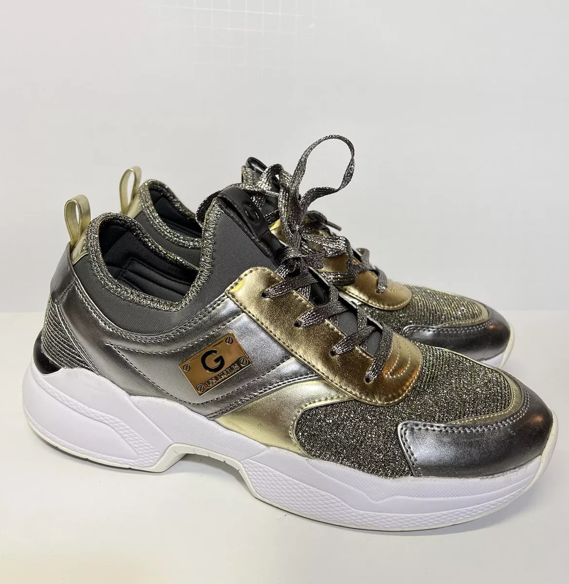 leftovers thesaurus director GBG GUESS Womens Gold Silver Lace Logo Jimmi 2 L Slip On Athletic Sneakers 10M | eBay leftovers thesaurus director GBG GUESS Womens Gold Silver Lace Logo Jimmi 2 L Slip On Athletic Sneakers 10M | eBay