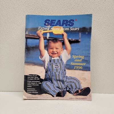 VINTAGE 90s SEARS CANADA CATALOG  SPRING AND SUMMER 1996 CLOTHES HOUSEWARES